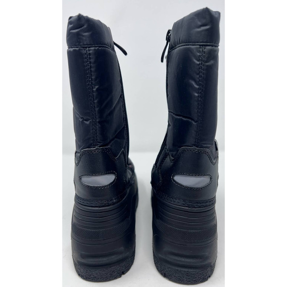 Dream Pairs Kamick Boys Black Red Spider Web Boots Fur Inside Size 13 - Picture 4 of 9